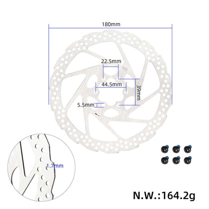 Zavorni disk 180mm s 6 luknjami za električni skiro ali kolo