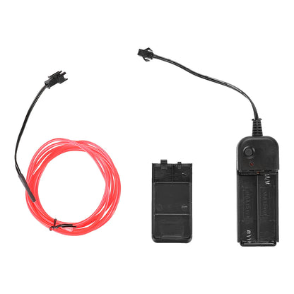 Rdeče dekorativne LED luči 2M za električni skiro