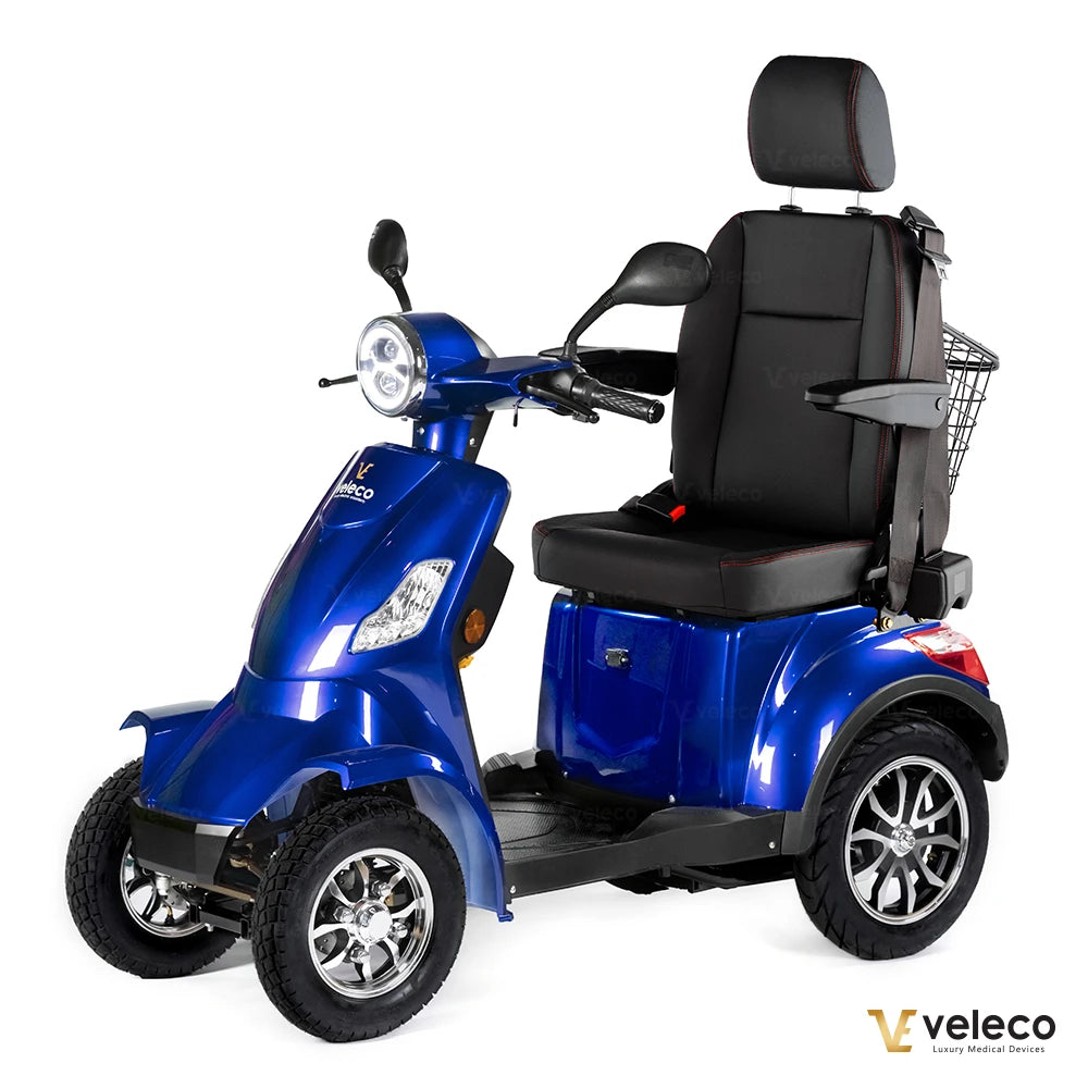 Električni mobilni voziček Veleco Faster moder kapitanski sedež