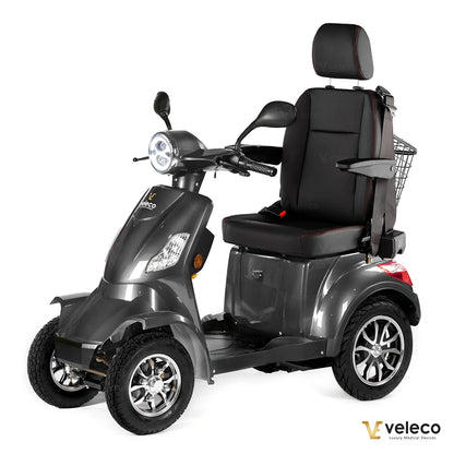 Električni mobilni voziček Veleco Faster siv kapitanski sedež
