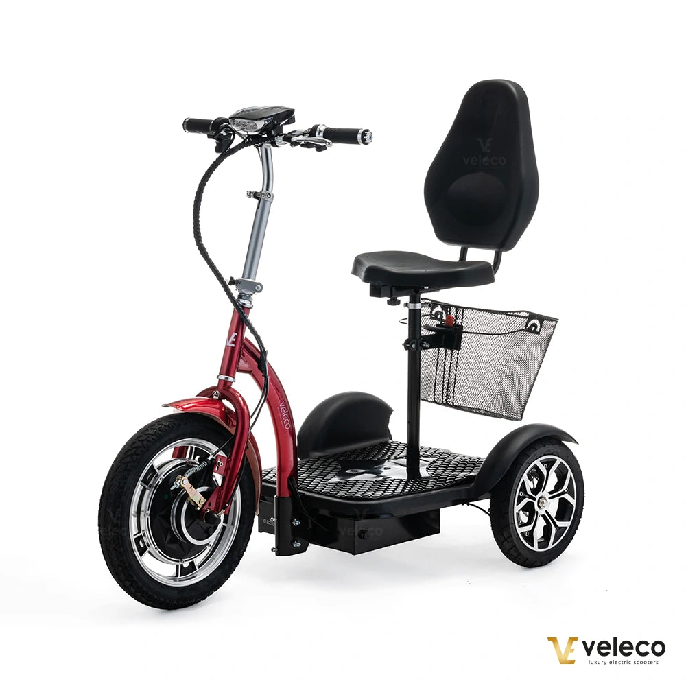 Električni mobilni voziček Veleco ZT16 rdeč