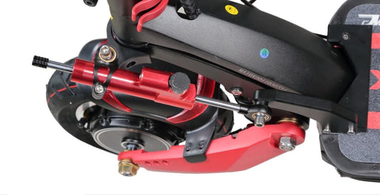 Complete steering damper kit with brackets for ZERO / ECO Speed 10X