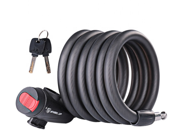 Ključavnica s ključem za električni skuter in kolo.