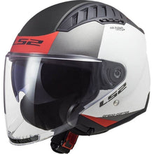 Motorcycle JET open face helmet with visor LS2 Copter.