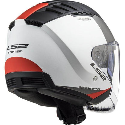 LS2 Copter JET Open-Face Motorcycle Helmet with Visor