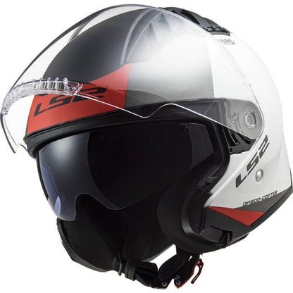 LS2 Copter JET Open-Face Motorcycle Helmet with Visor