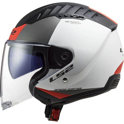 LS2 Copter JET Open-Face Motorcycle Helmet with Visor