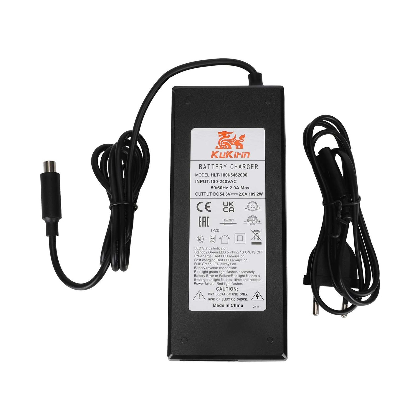 Originalni polnilec Kukirin G2 Pro / G2 Max (54.6V 2A)