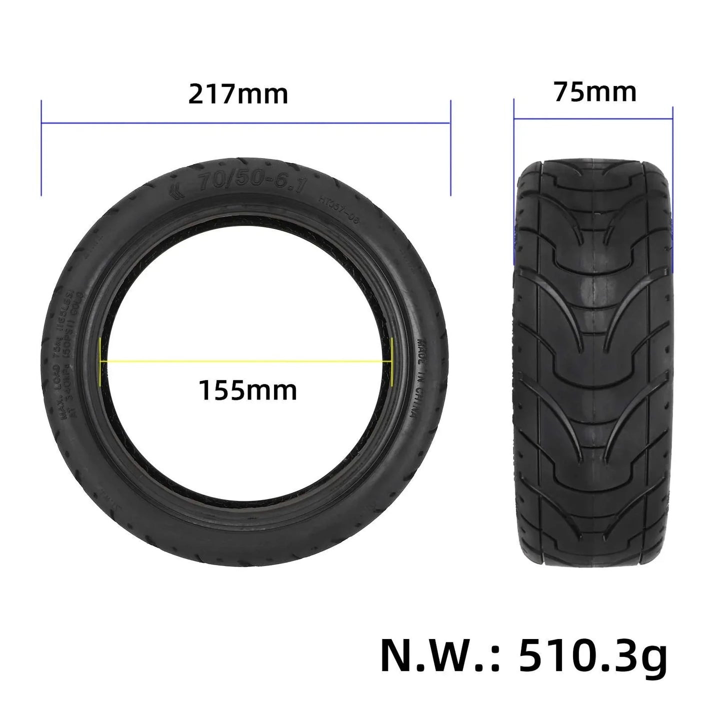 Pnevmatika za električni skiro EKO DRIVE 70/50 - 6.1