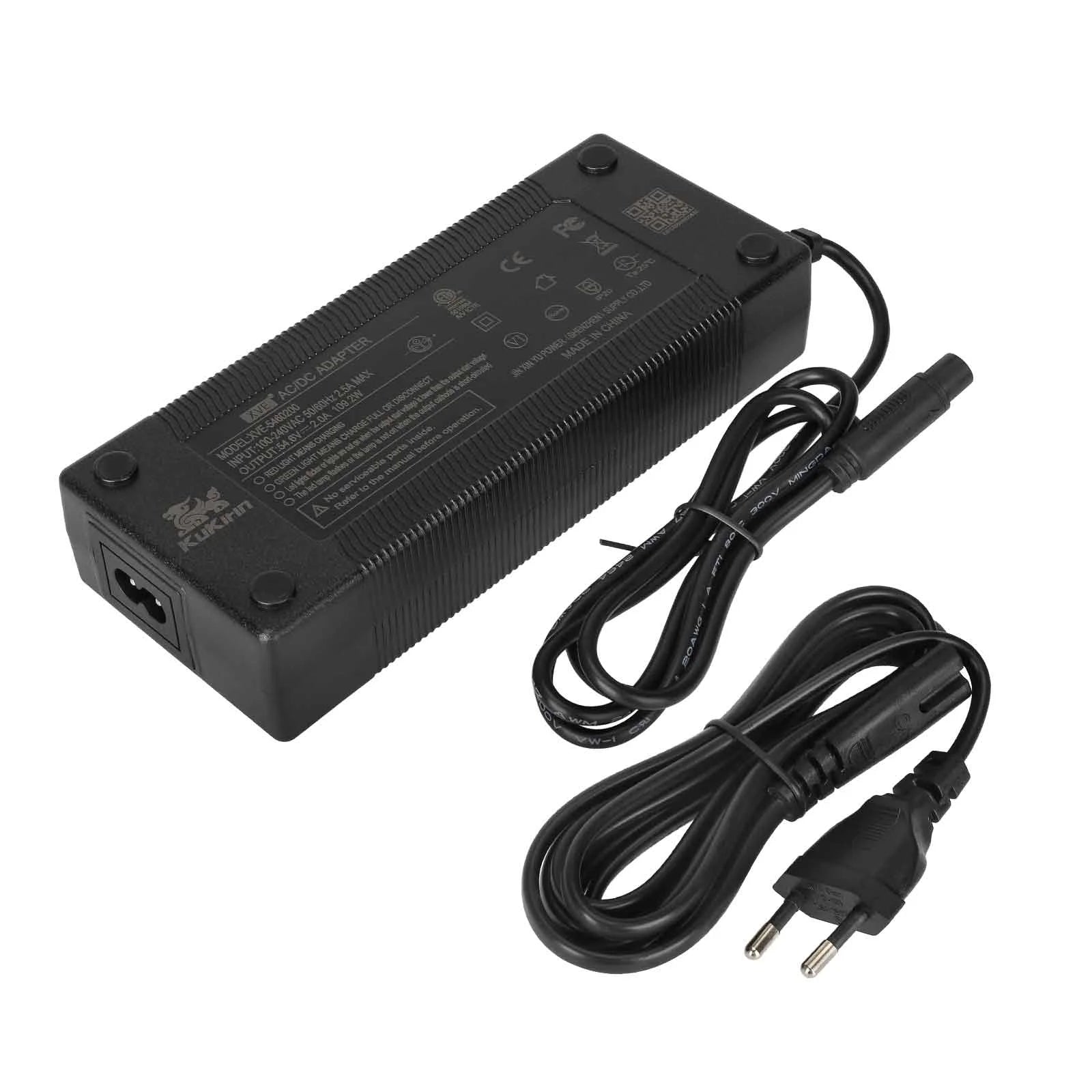 Polnilec 54.6V 2A za Kukirin G2 Pro DB, M4 Max in T3