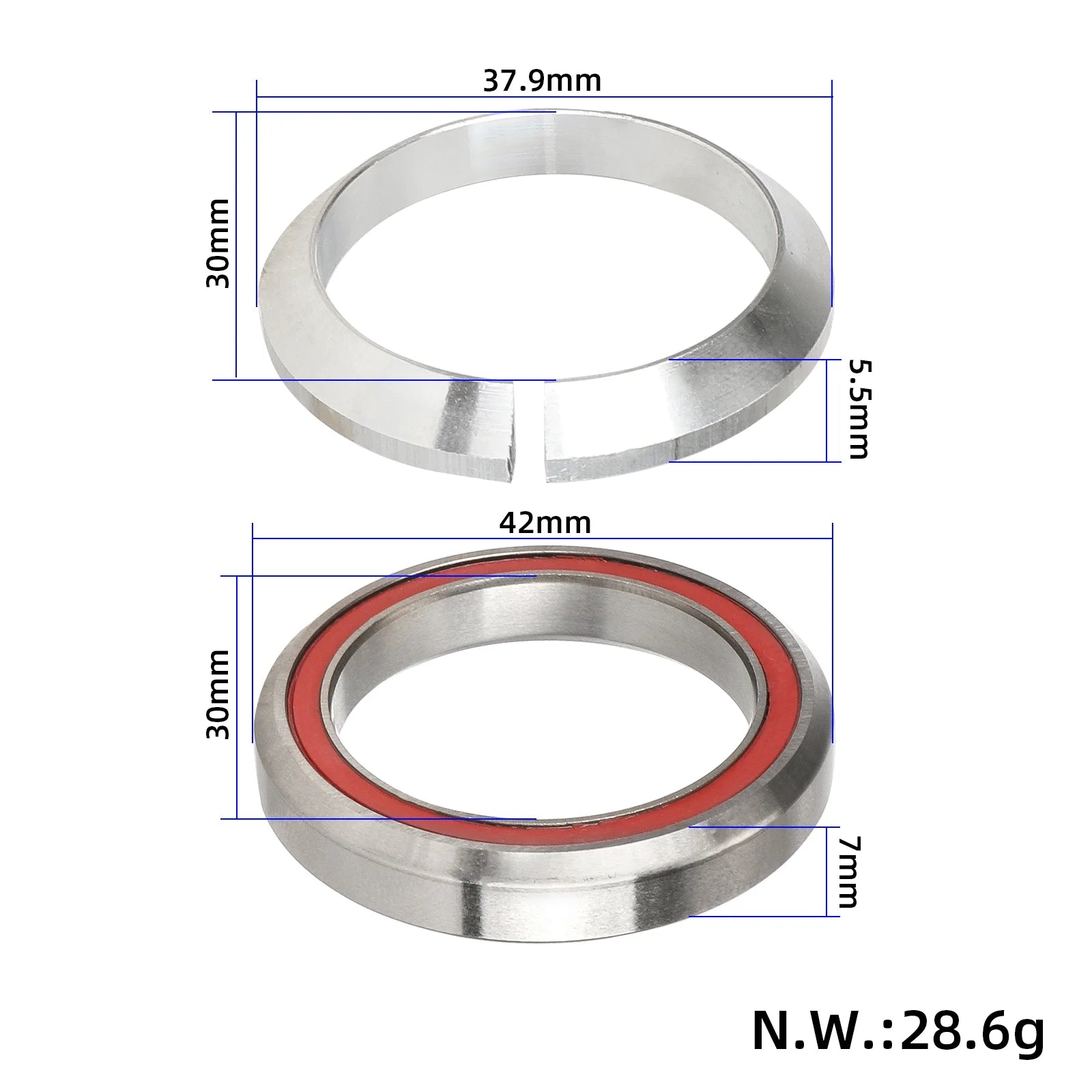 Spodnji stožčasti ležaj Kukirin G4 lower tapered bearing D