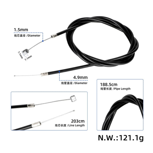 Zadnja zavorna zajla za Kukirin A1/C1 Pro in Engwe E2 Pro (203 cm)