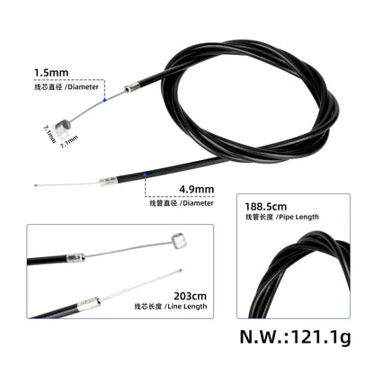Zadnja zavorna zajla za KuKirin C1 Pro (203 cm)